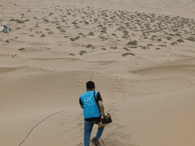 案例I沙漠覆蓋效果太絕了!客戶一再回購的信號增強神器...